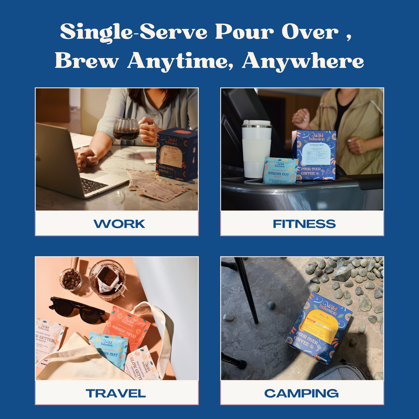 Variety Pack | ALL IN Coffee | 10 Packs - Wild Infusion Coffee