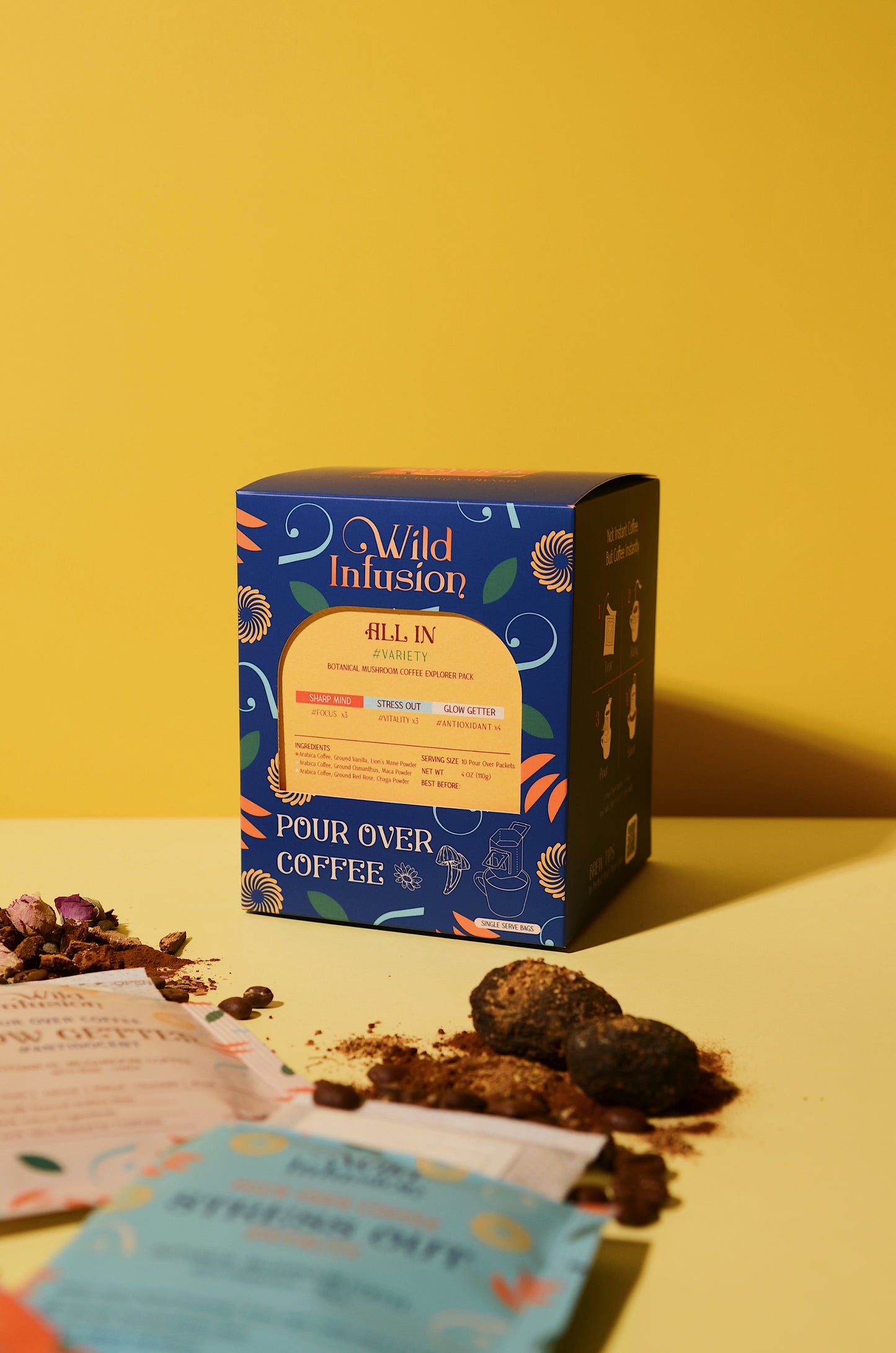 Variety Pack | ALL IN Coffee | 10 Packs - Wild Infusion Coffee