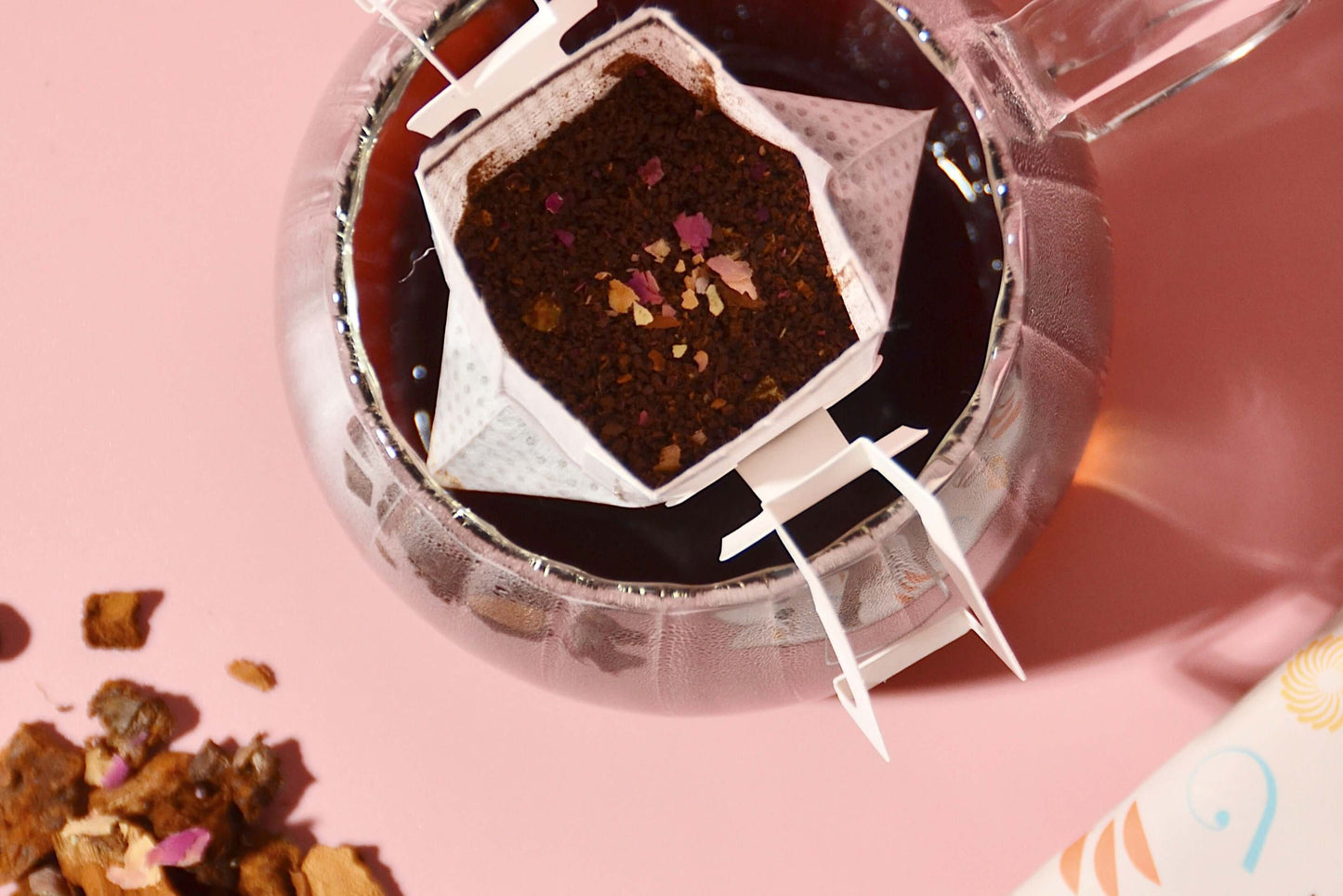 For ANTIOXIDANT | GLOW GETTER Coffee with Chaga, Rose | 10 Packs - Wild Infusion Coffee