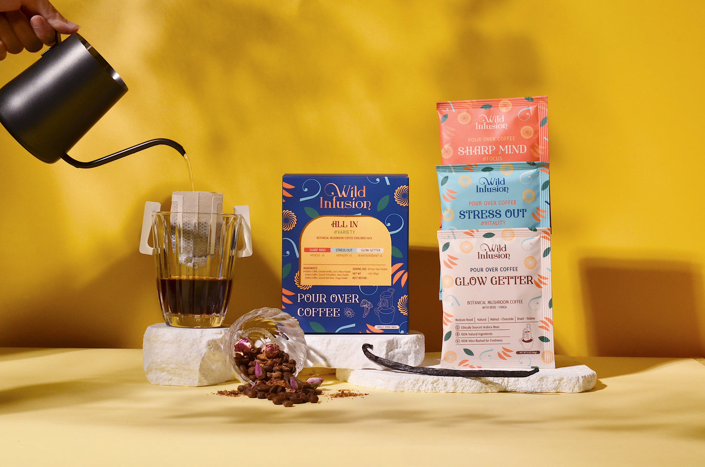 Variety Pack | ALL IN Coffee | 10 Packs - Wild Infusion Coffee