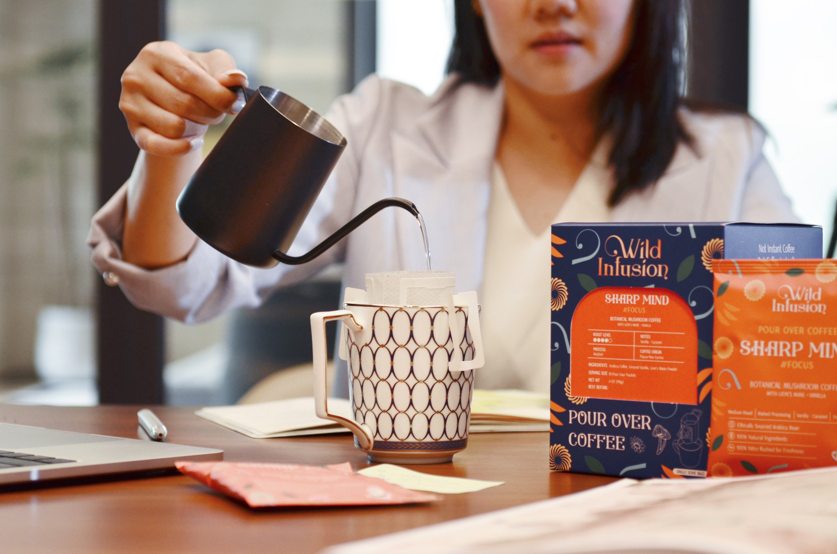 mushroom coffee for focus_wellness benefit